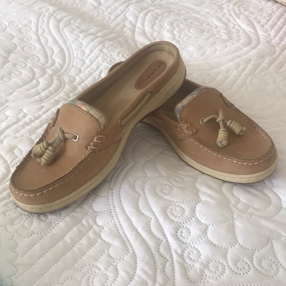 Sperry Shoes - Sperry Leather Boat Mules size 8